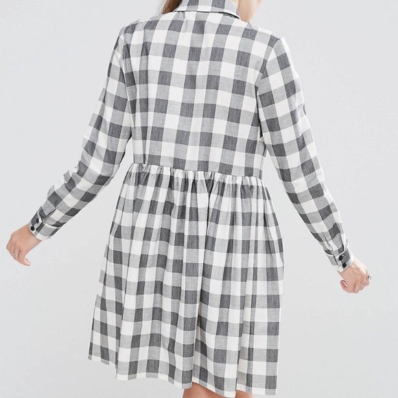 ASOS Large Gingham Print Dress - Picture 2 of 7